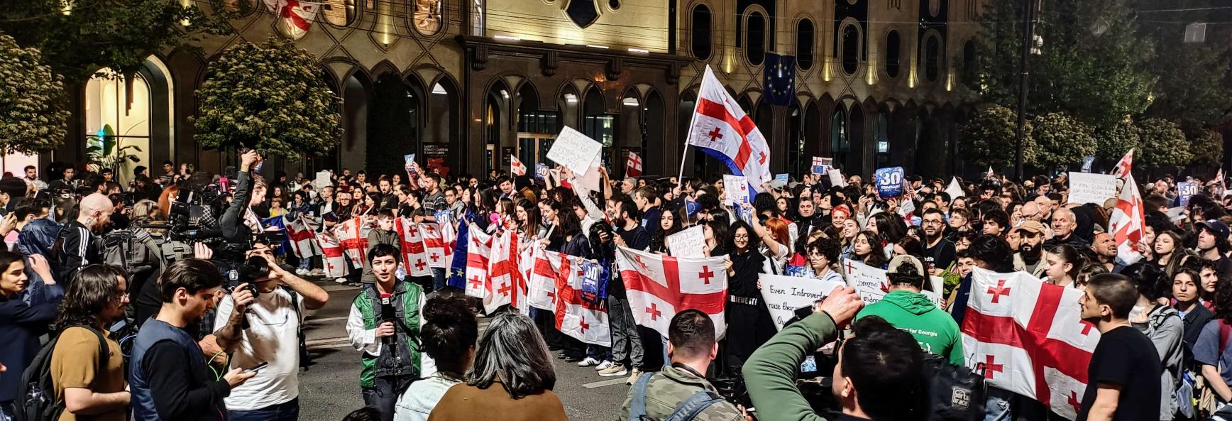 Georgian Protests for Election Watch
