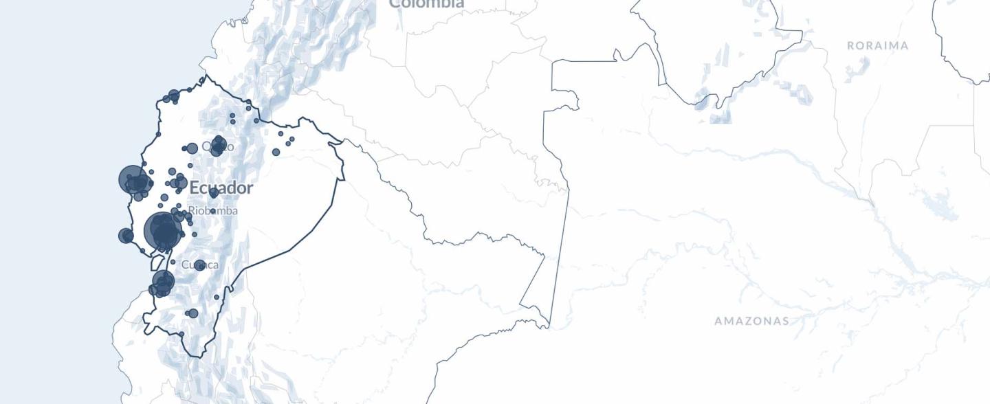 ACLED Explorer - Ecuador - banner