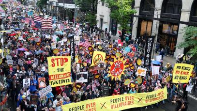 PHOTOS: 'No Kings' protests take place in NY, NJ and CT