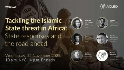 ACLED Webinar | Tackling the Islamic State threat in Africa: State responses and the road ahead